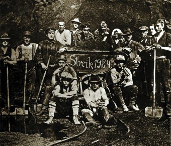 Strajk górników - 1924r. (ze zbiorów Rafała Buli)