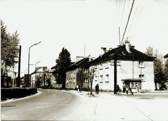 Hołdunów /lata 50/ - obecnie ul.Hołdunowska (ze zbiorów Wilhelma Lelonka)