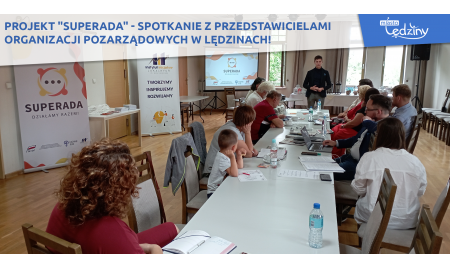 Projekt "Superada" - spotkanie z przedstawicielami organizacji pozarządowych w Lędzinach!