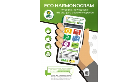 ECO HARMONOGRAM - wygodnie, nowocześnie i na bieżąco z odbiorem odpadów