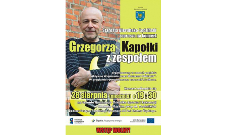 Zaproszenie na koncert Grzegorza Kapołki
