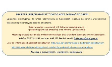 Informacja Urzędu Statystycznego w Katowicach 
