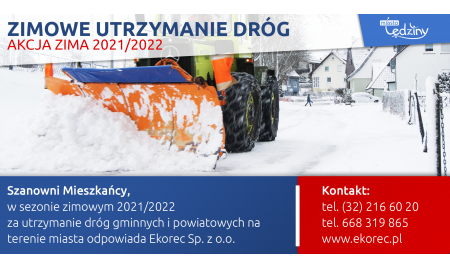 Zimowe Utrzymanie Dróg - Akcja Zima 2021/2022