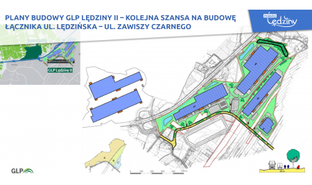 Plany budowy GLP Lędziny II – kolejna szansa na budowę łącznika ul. Lędzińska – ul. Zawiszy Czarnego