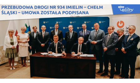 Przebudowa drogi nr 934 Imielin – Chełm Śląski – umowa została podpisana.
