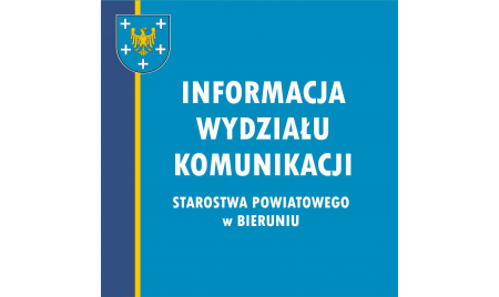 Wydłużone terminy - informacja Starostwa Powiatowego w Bieruniu