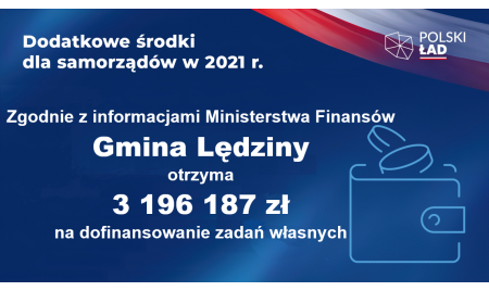 Lędziny otrzymają jeszcze w tym roku 3,2 mln zł