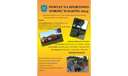 Zaproszenie Nordic walking 2014