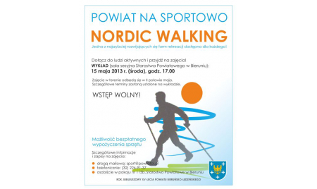 Zajęcia nordic walking na terenie powiatu bieruńsko - lędzińskiego