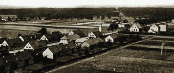 Hołdunów , widok ogólny /lata 50/ (ze zbiorów Eweliny Smolarczyk)
