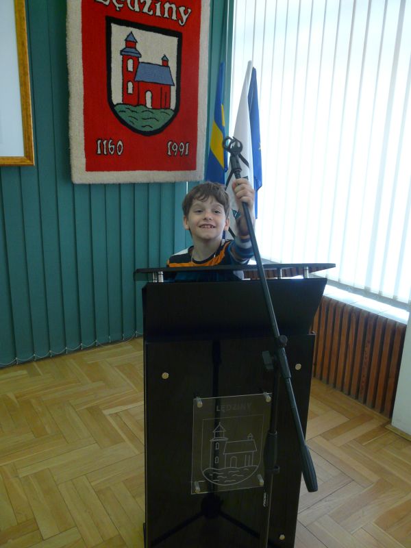 Dzieci z SP nr 1 z wizytą w urzędzie miasta