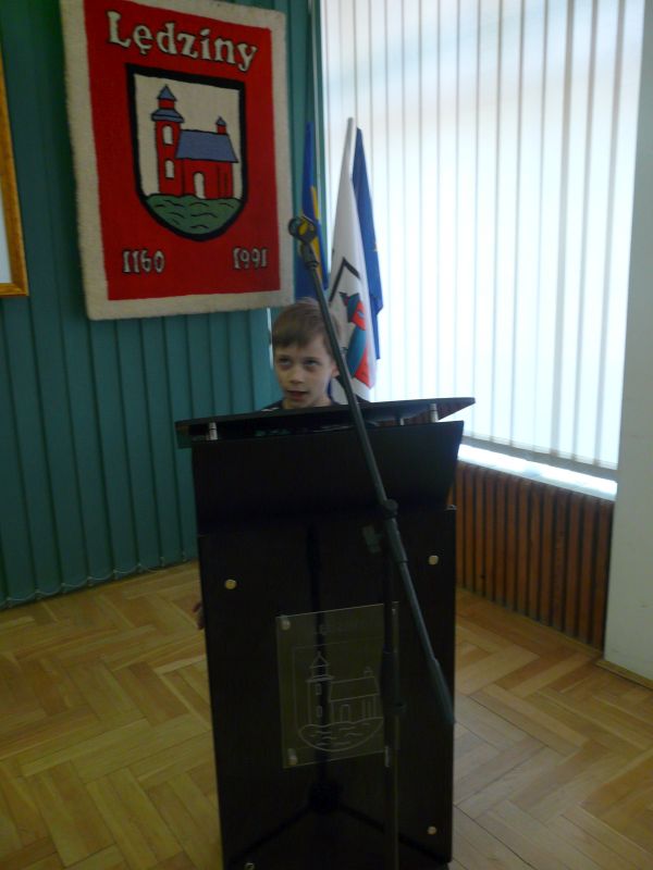 Dzieci z SP nr 1 z wizytą w urzędzie miasta
