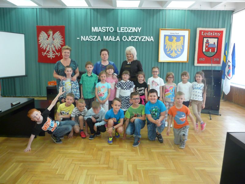 Wizyta dzieci z SP nr 1 w urzędzie miasta