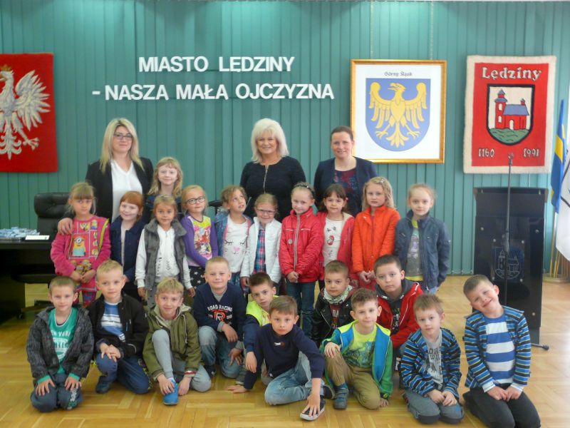 Wizyta dzieci z SP nr 1 w urzędzie miasta - 14 maj