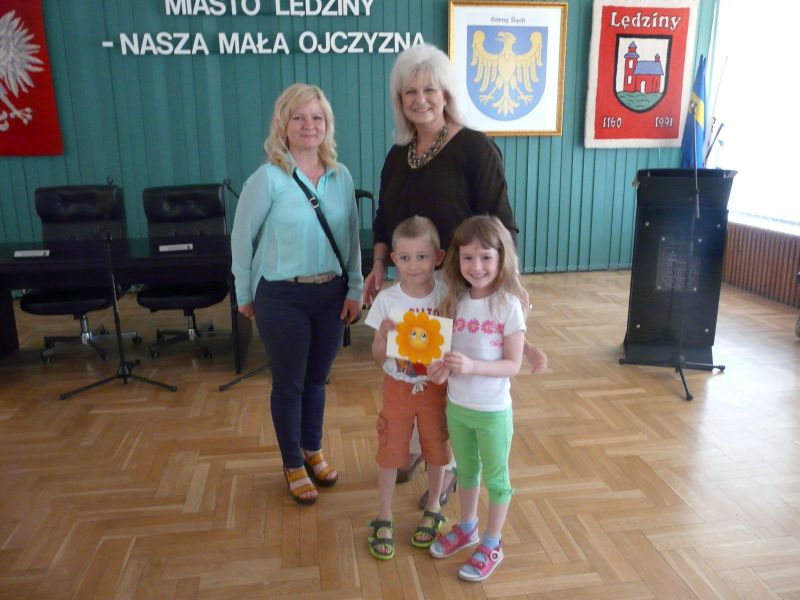 Przedszkolaki w Urzędzie Miasta