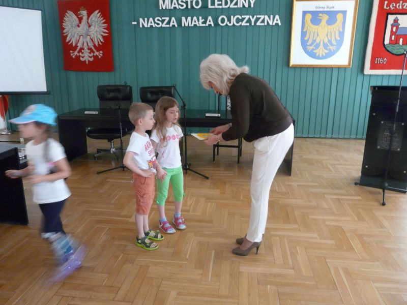 Przedszkolaki w Urzędzie Miasta