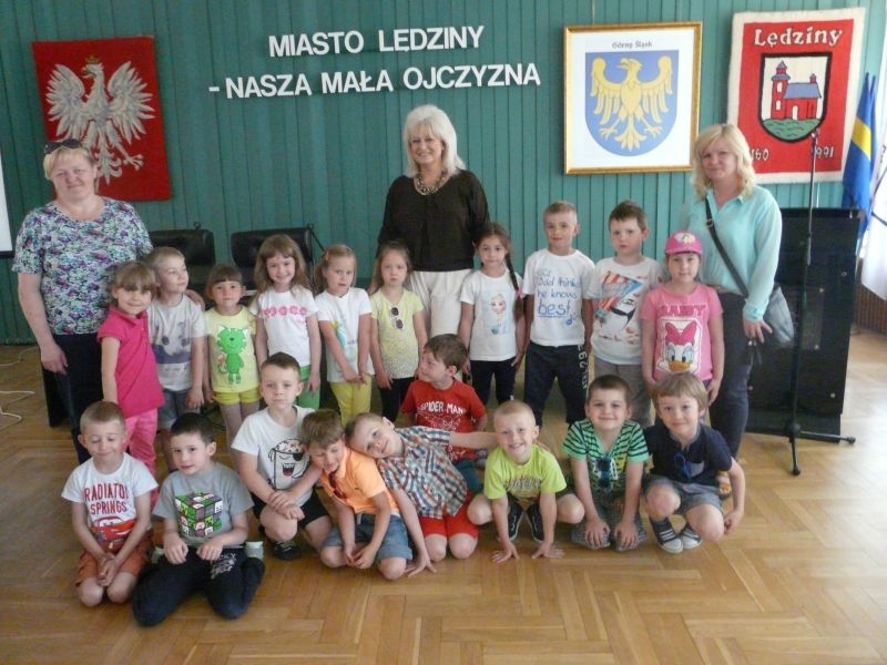 Przedszkolaki w Urzędzie Miasta