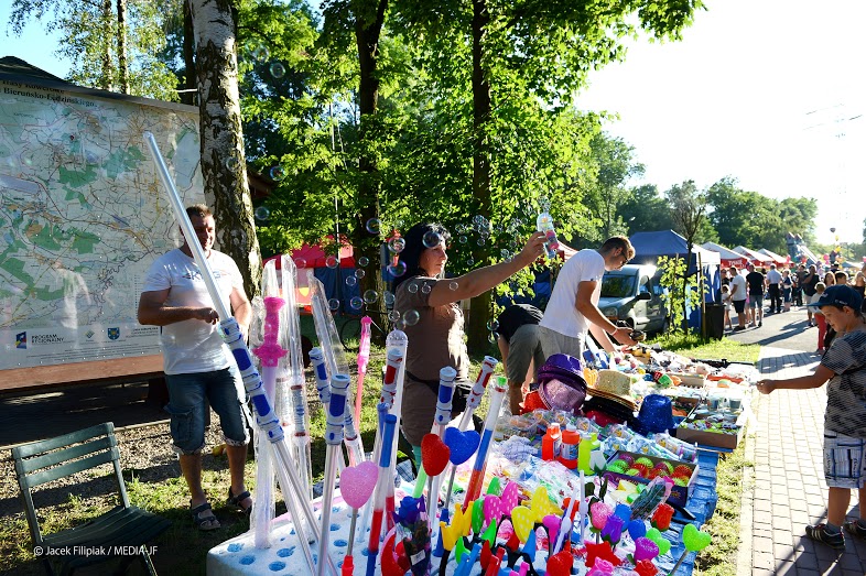 Obchody Dni Lędzin wokół Stadionu Miejskiego