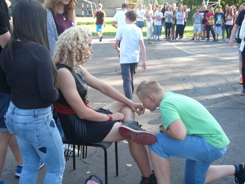 Pasowanie pierwszaków w G1