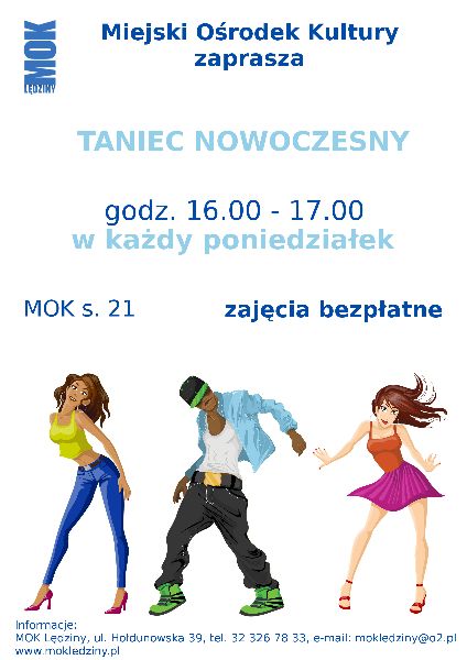 Koła zainteresowań - plakaty MOK