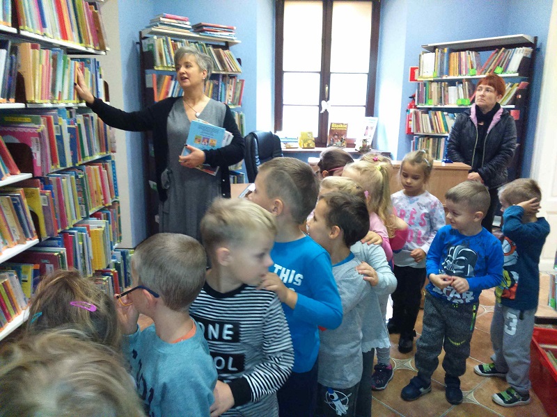 Wizyta przedszkolaków w MBP