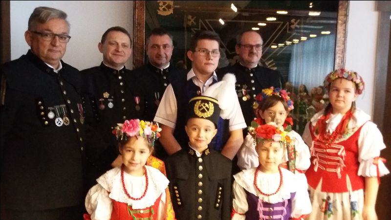 Przedszkolaki z wizytą u górników