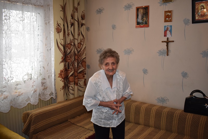 Odwiedziny jubilatki - Teresa Zych