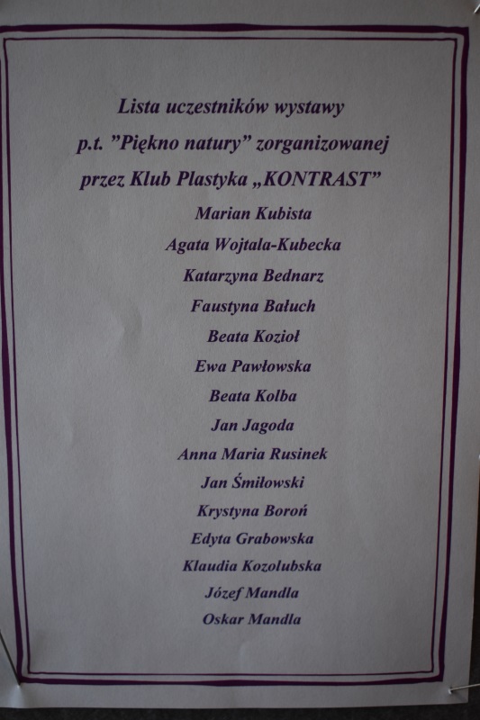 Wystawa "Piękno natury"