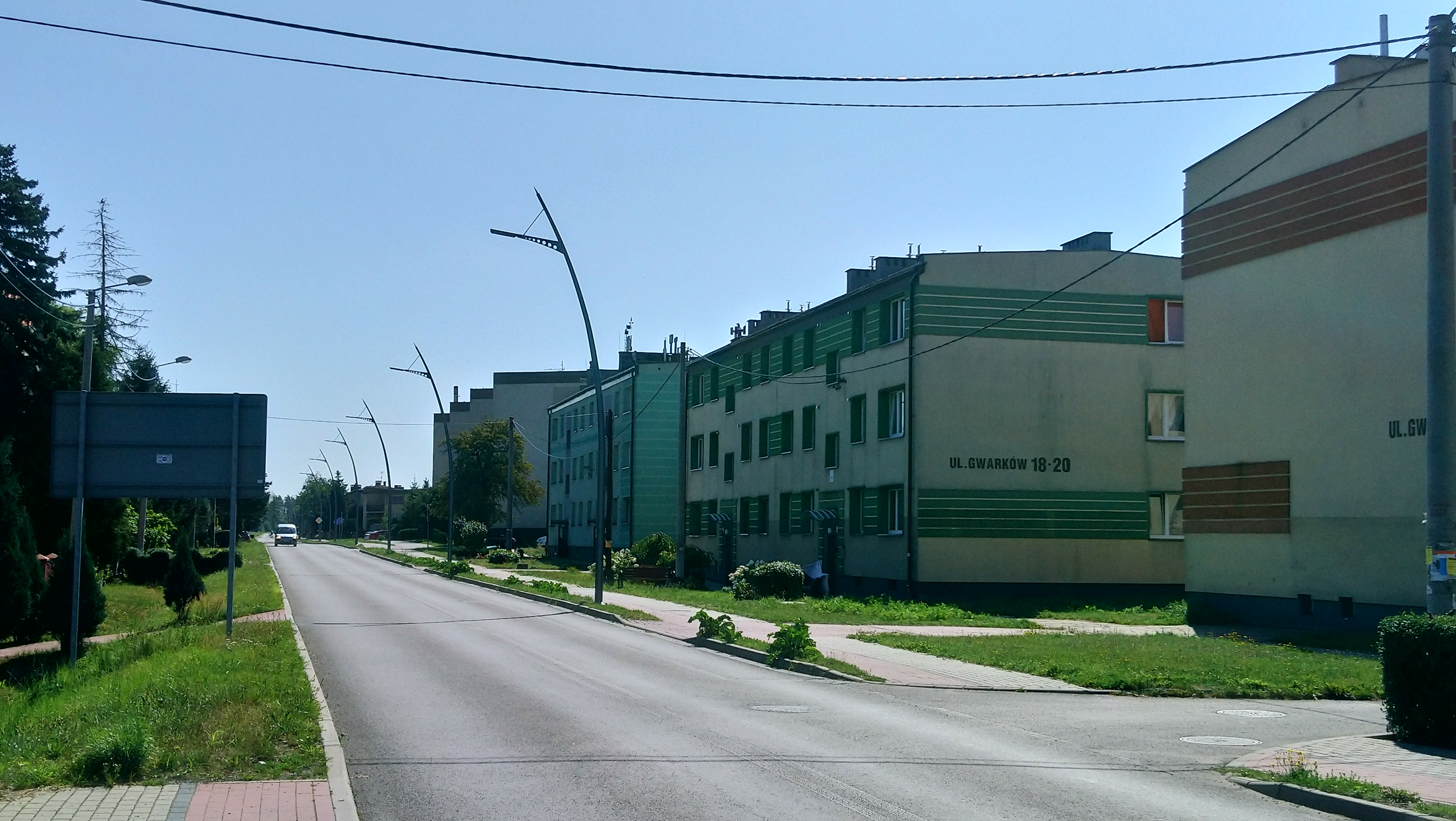 Budowa efektywnego energetycznie oświetlenia ul. Gwarków
