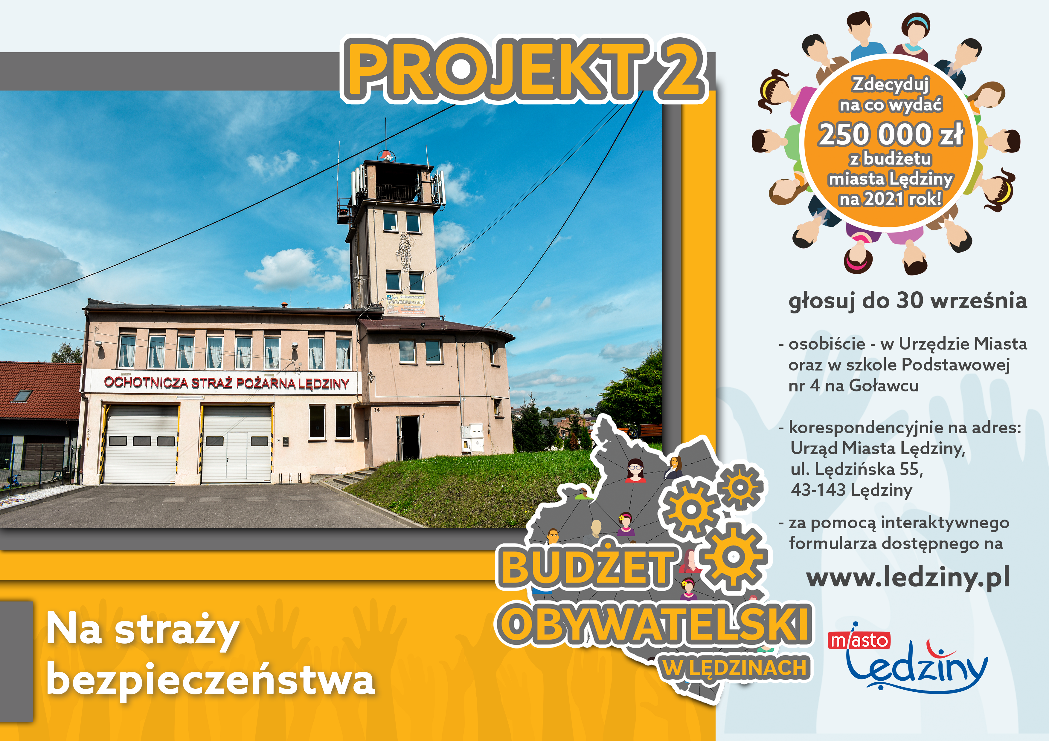 Projekt nr 2 Budżetu Obywatelskiego - Na straży bezpieczeństwa (OSP Lędziny)