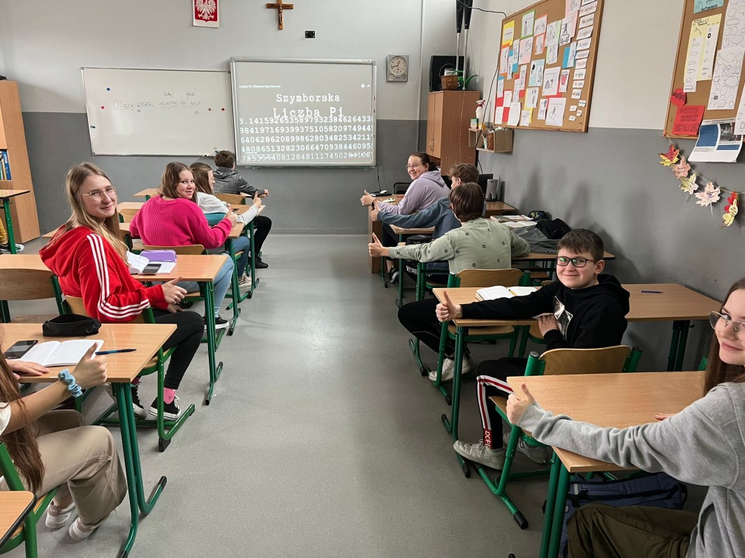 Szkolny Tydzień Matematyki i dzień liczy Pi w Szkole Podstawowej nr 4 w Lędzinach