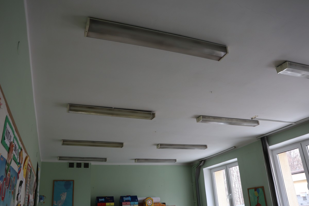 Modernizacja instalacji oświetlenia na energooszczędne w SP 3