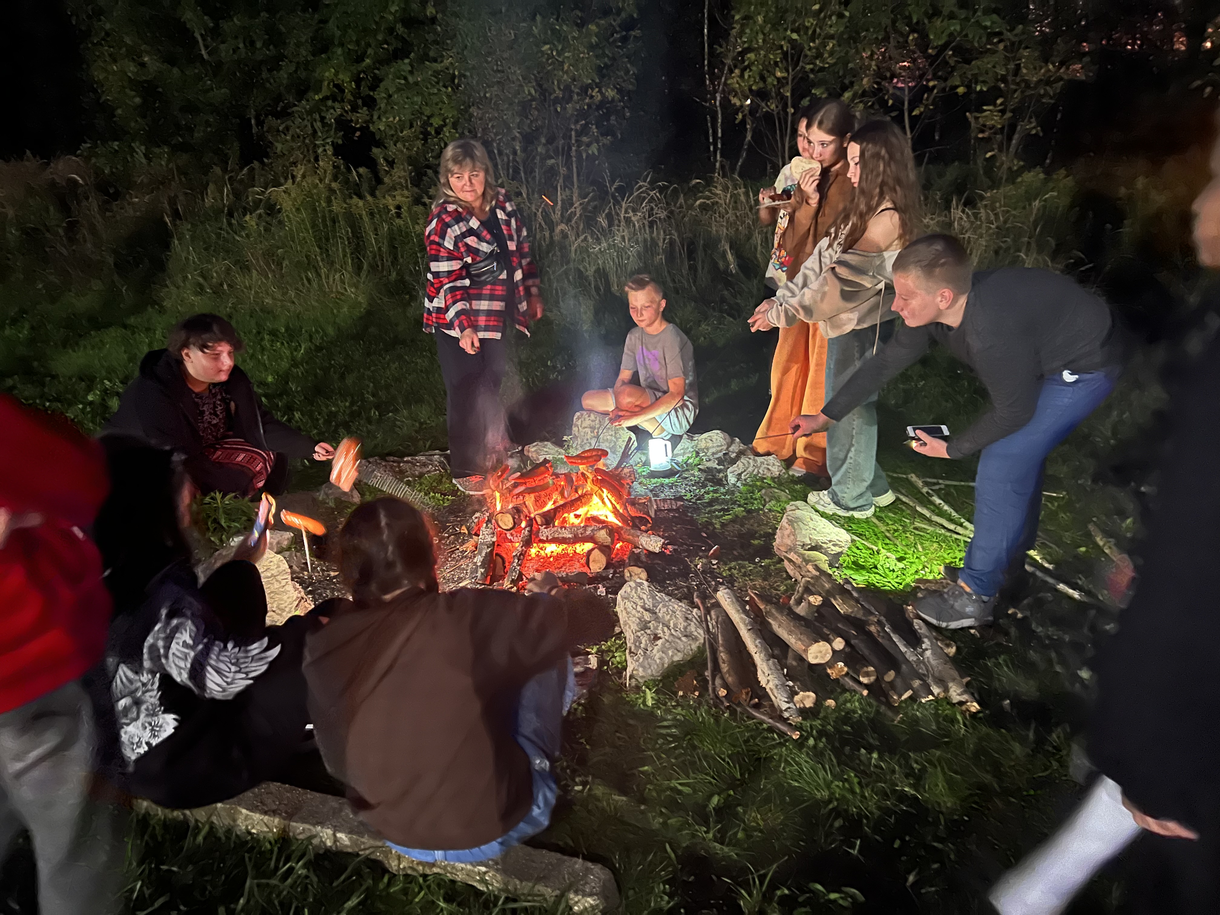 Uczniowie poczas projektu Wyszehradzkiego