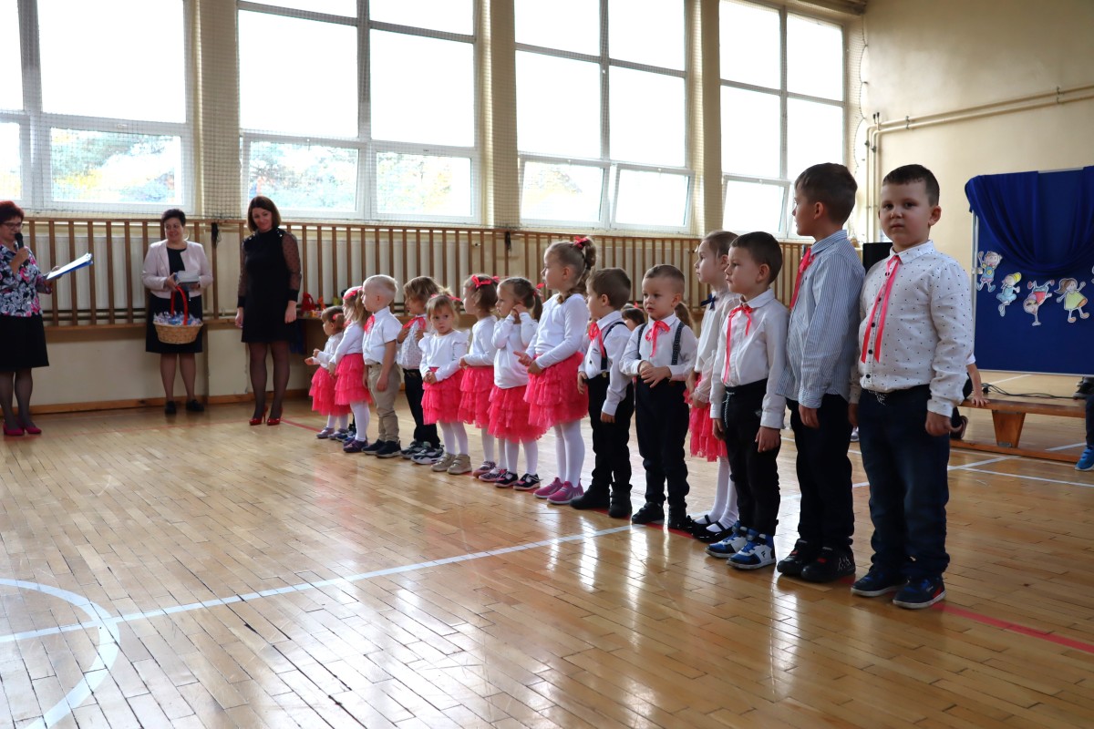 pasowanie na przedszkolaka w szkole podstawowej nr 2 w lędzinach