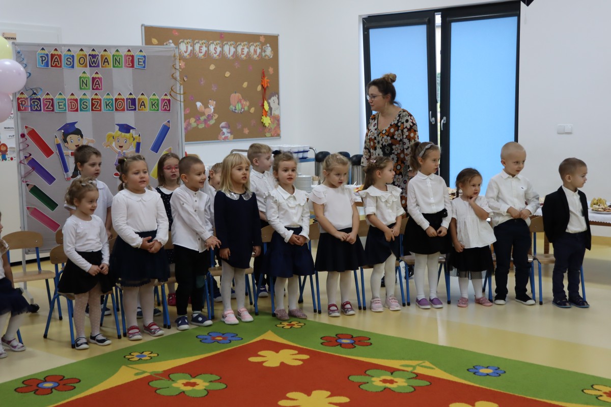pasowanie na przedszkolaka w miejskim przedszkolu nr 3 w lędzinach