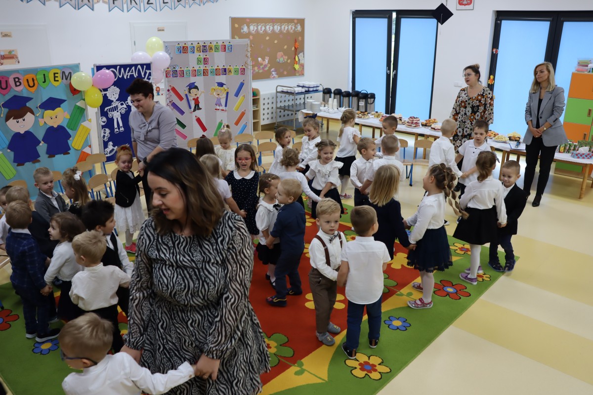 pasowanie na przedszkolaka w miejskim przedszkolu nr 3 w lędzinach