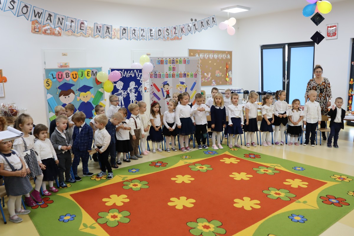 pasowanie na przedszkolaka w miejskim przedszkolu nr 3 w lędzinach