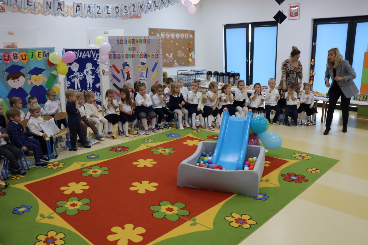 pasowanie na przedszkolaka w miejskim przedszkolu nr 3 w lędzinach