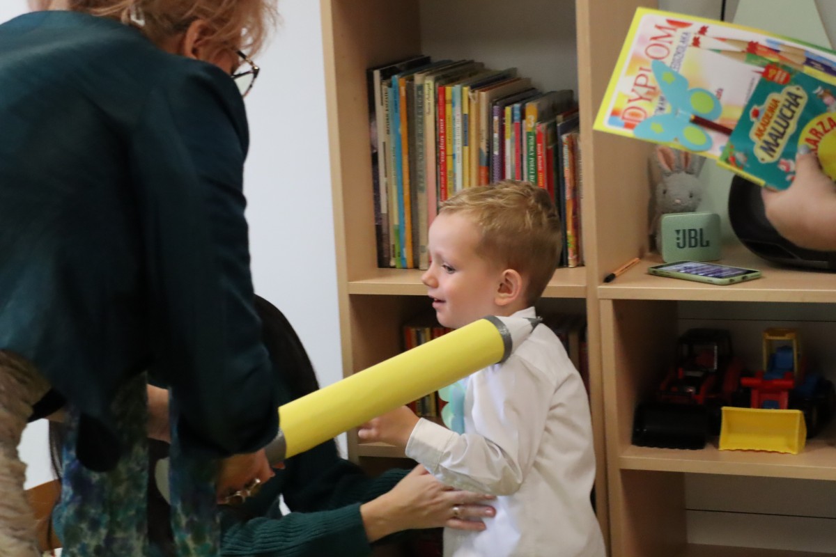 Pasowanie w Miejskim Przedszkolu nr 1  w Lędzinach