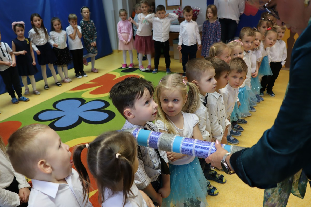 Pasowanie w Miejskim Przedszkolu nr 1  w Lędzinach