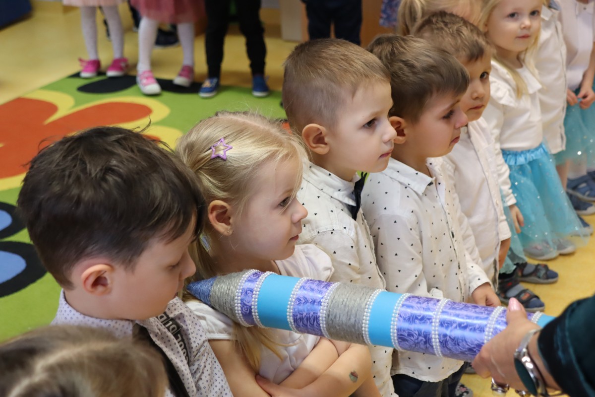 Pasowanie w Miejskim Przedszkolu nr 1  w Lędzinach