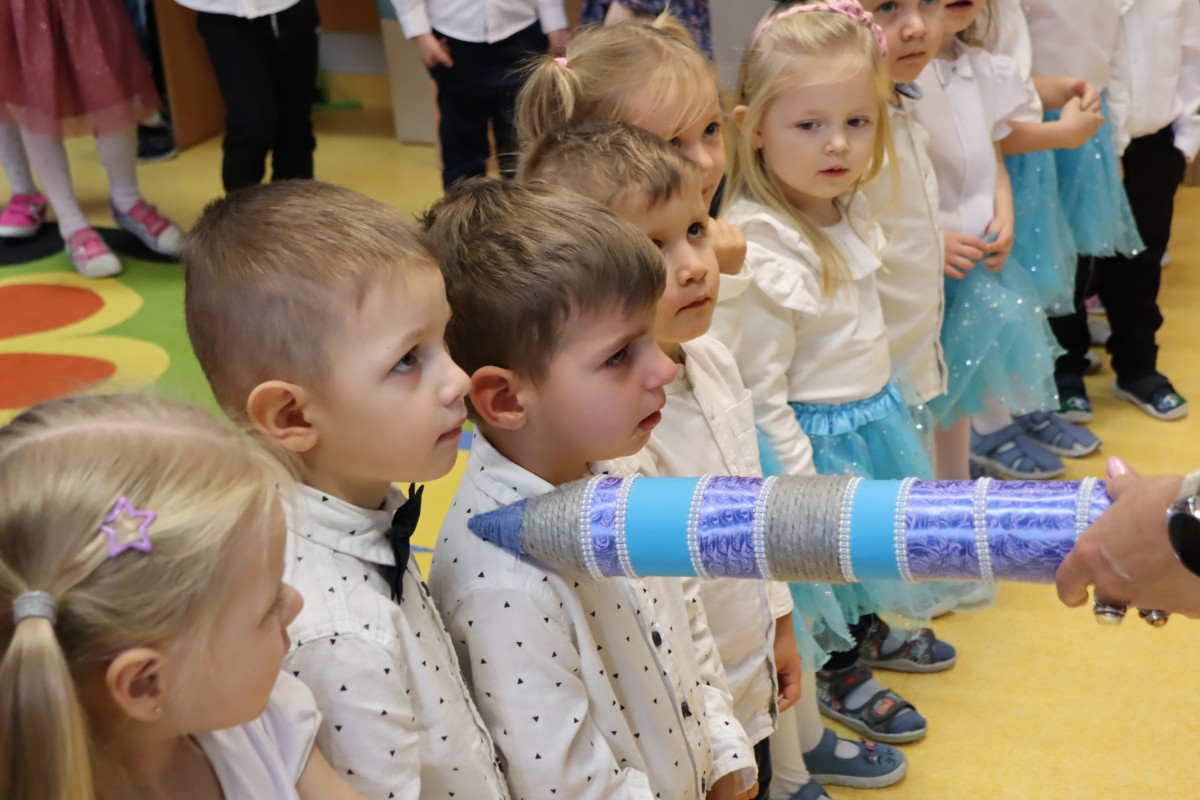 Pasowanie w Miejskim Przedszkolu nr 1  w Lędzinach