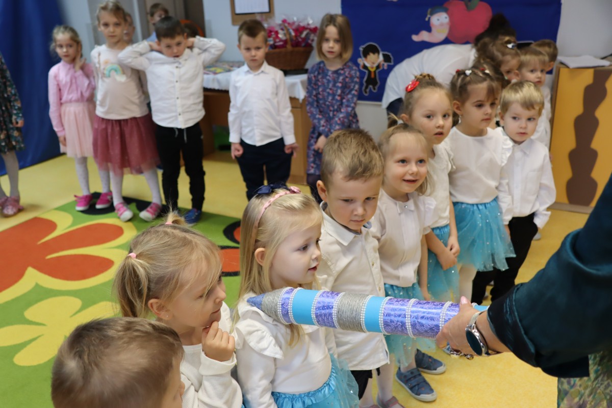 Pasowanie w Miejskim Przedszkolu nr 1  w Lędzinach