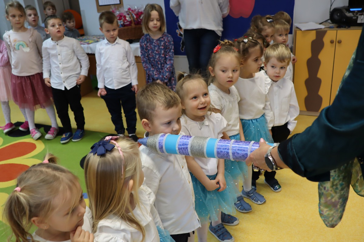 Pasowanie w Miejskim Przedszkolu nr 1  w Lędzinach