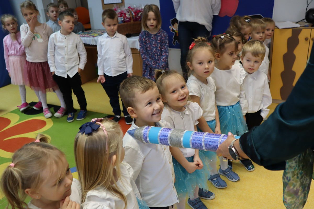 Pasowanie w Miejskim Przedszkolu nr 1  w Lędzinach