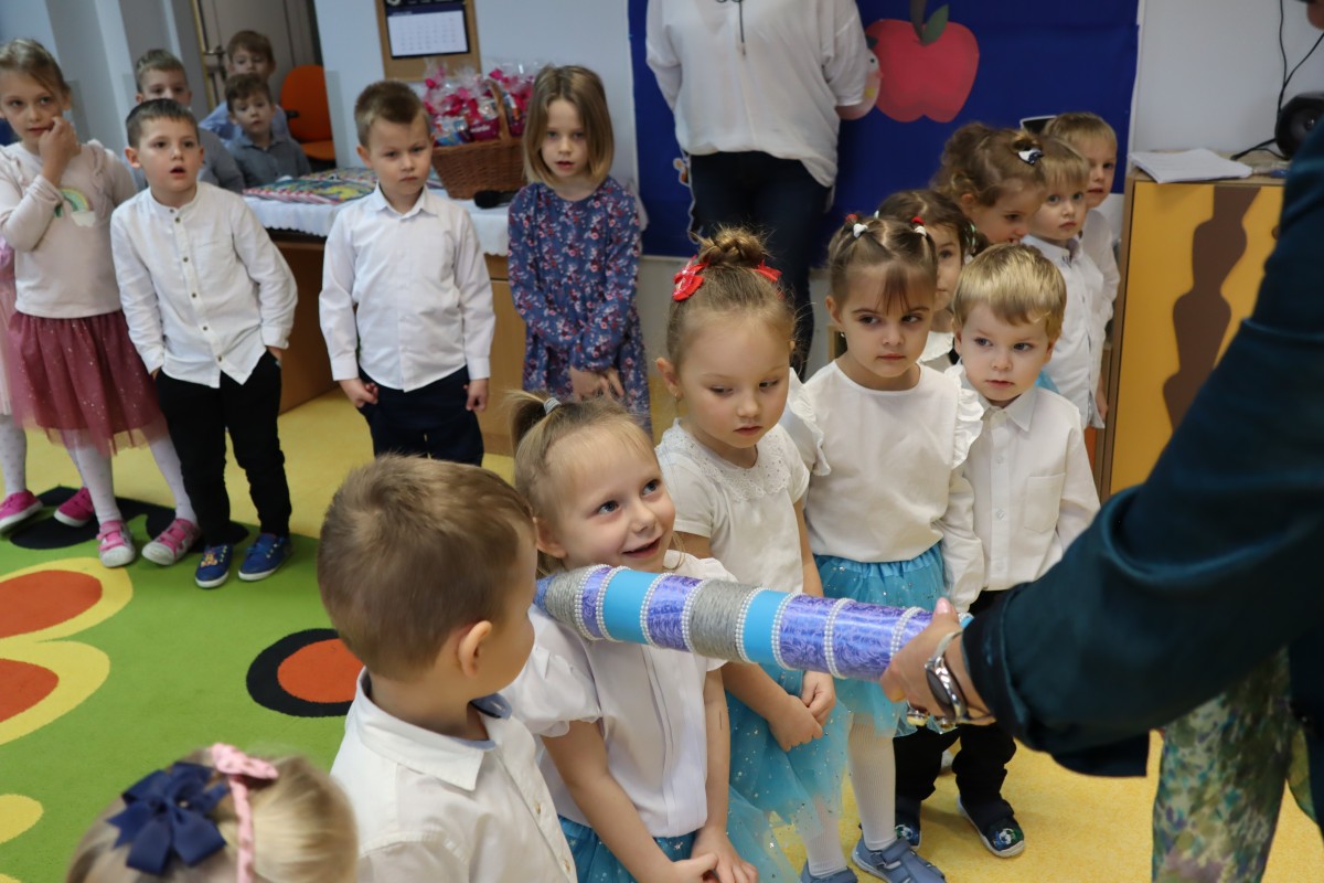 Pasowanie w Miejskim Przedszkolu nr 1  w Lędzinach