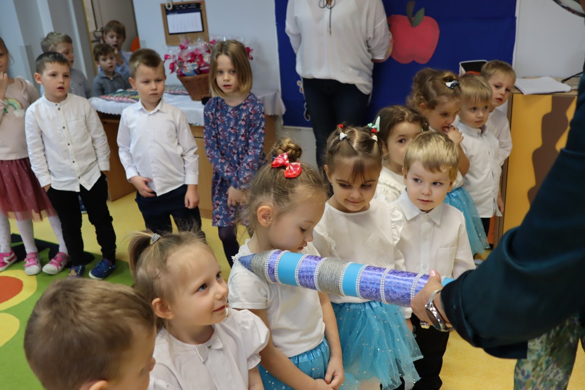 Pasowanie w Miejskim Przedszkolu nr 1  w Lędzinach