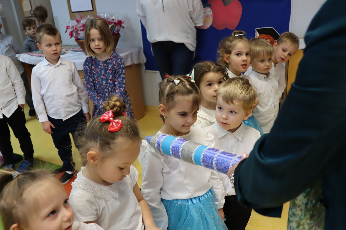 Pasowanie w Miejskim Przedszkolu nr 1  w Lędzinach