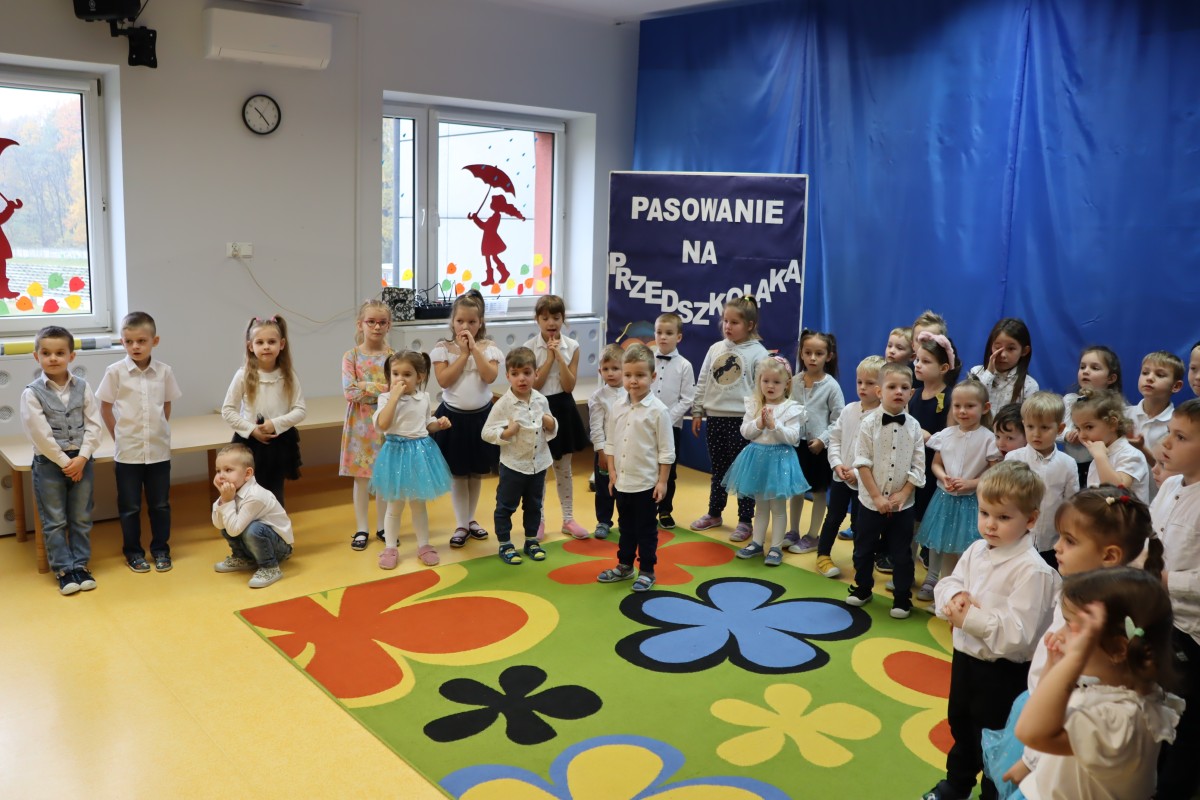 Pasowanie w Miejskim Przedszkolu nr 1  w Lędzinach