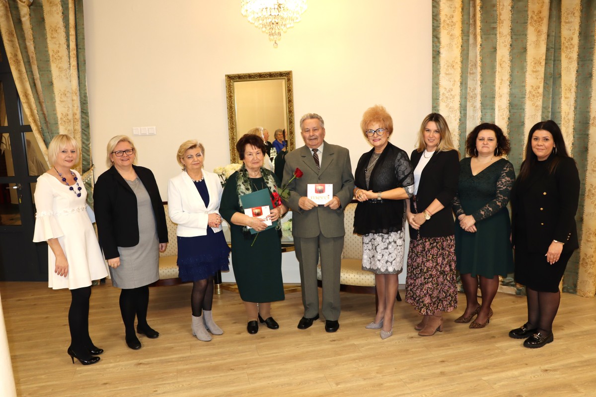 Spotkanie z jubilatami w Urzędzie Miasta w Lędzinach